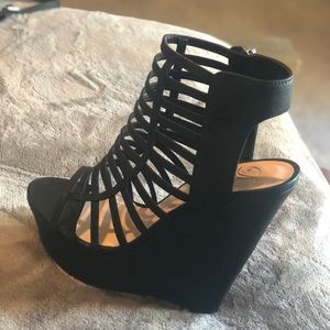 Caged heels size 8